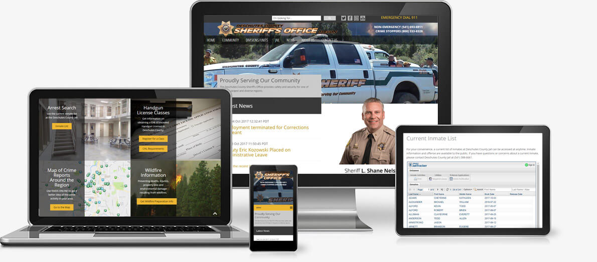 Services provided to Deschutes County Sheriff