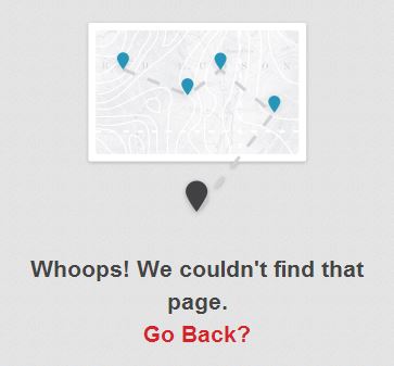 Pinterest 404 Landing Page