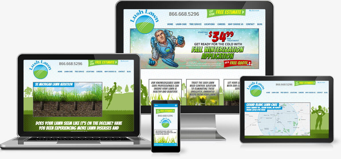 Services provided to Lush Lawn Services provided to Lush Lawn
