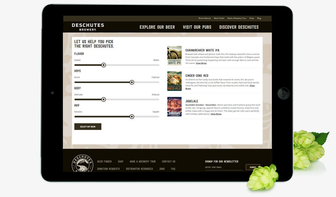 work deschutes beer finder